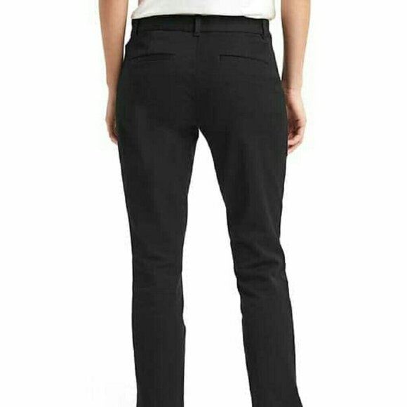 GAP Slim Cropped Two-Way Stretch Ankle Low-Rise Pants Black Size 0 - Picture 5 of 13